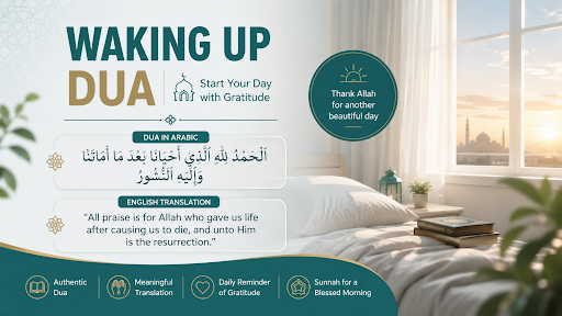 Waking Up Dua: Arabic, English Translation, Transliteration & Benefits